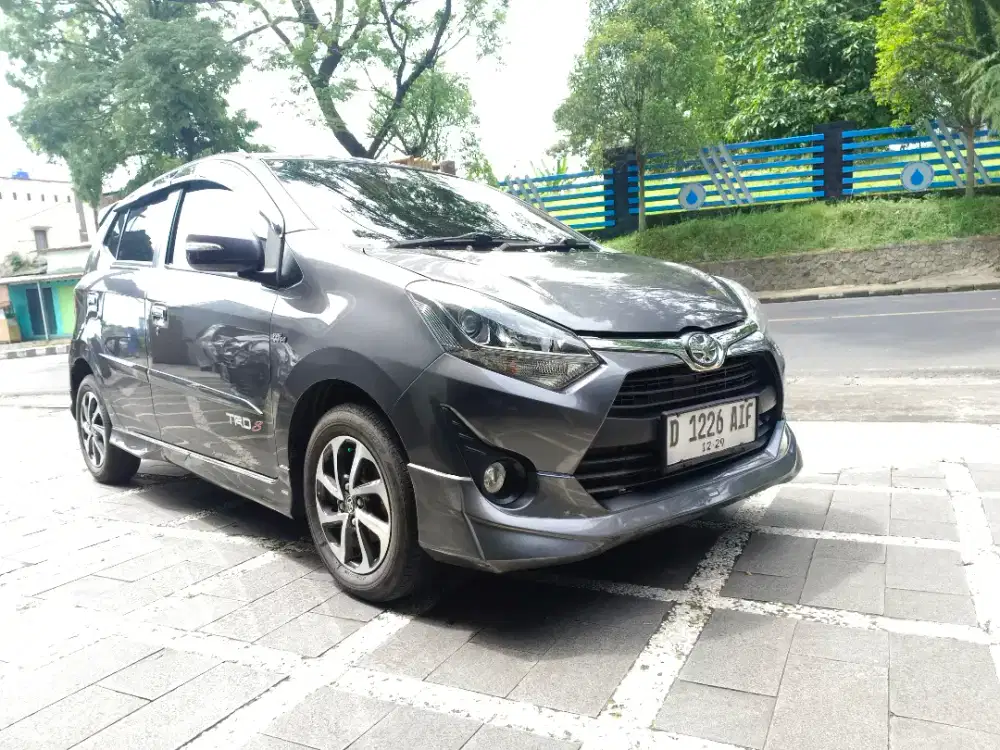 Bismillah numpang jual T. Agya TRD. 1.2.th.2019.no.D.abu2