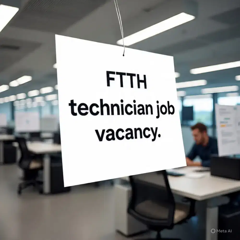 TEKNISI FTTH/TEKNISI WIFI