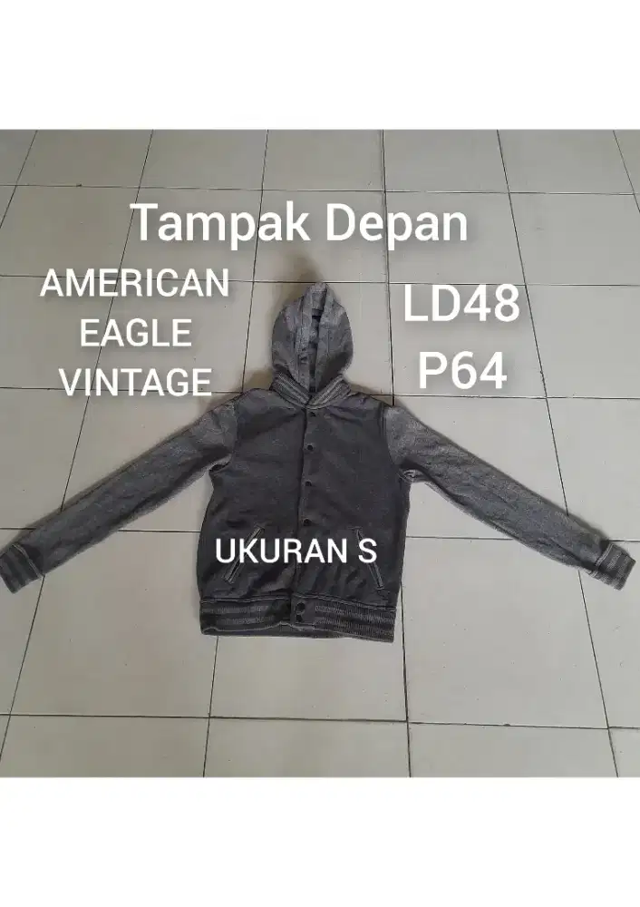 American Eagle Vintage Jaket Hoodie Sz S