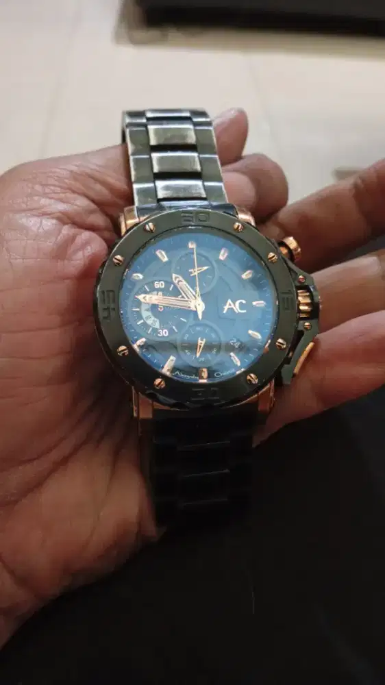 Jual jam tangan AC+Ripcurl dus2 komplit karena beli dr baru