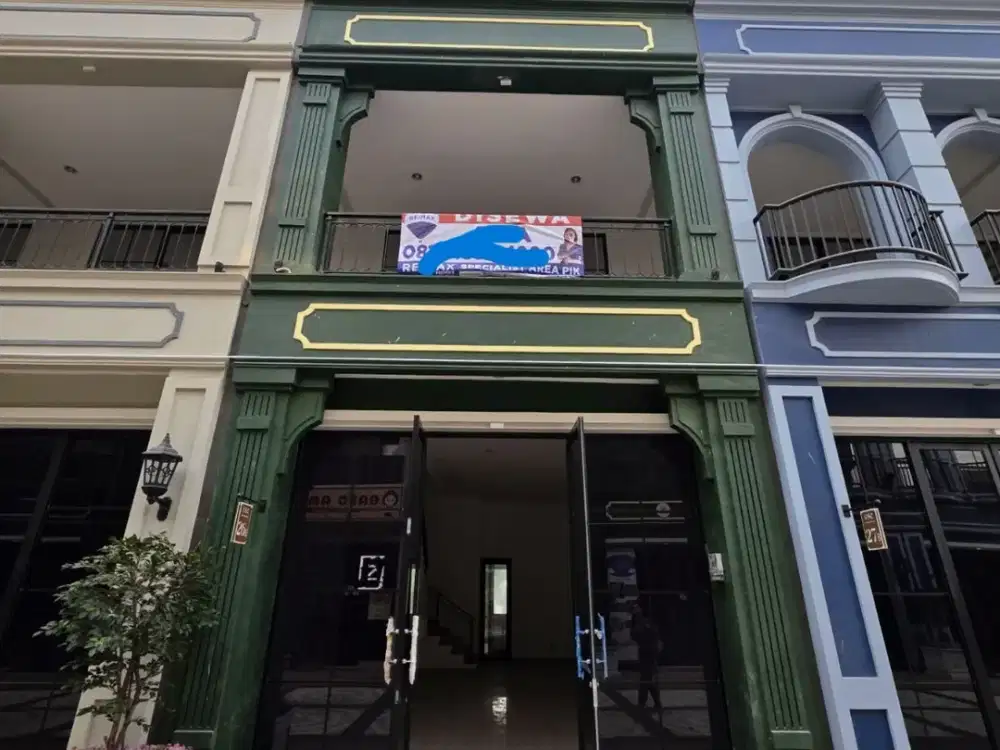 Disewakan Ruko EuroAsia PIK 2 Kawasan Pedestarian 110 Juta/Tahun