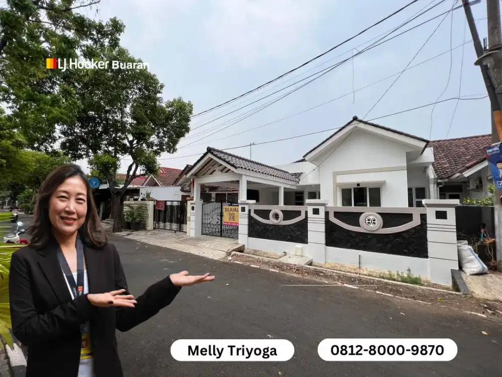 Rumah Strategis di Komplek Aman dan Nyaman Griya Bintara Indah Bekasi