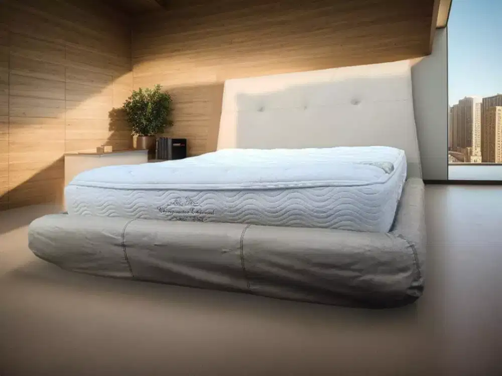 Springbed Kingkoil CE set bedframe mewah uk 180