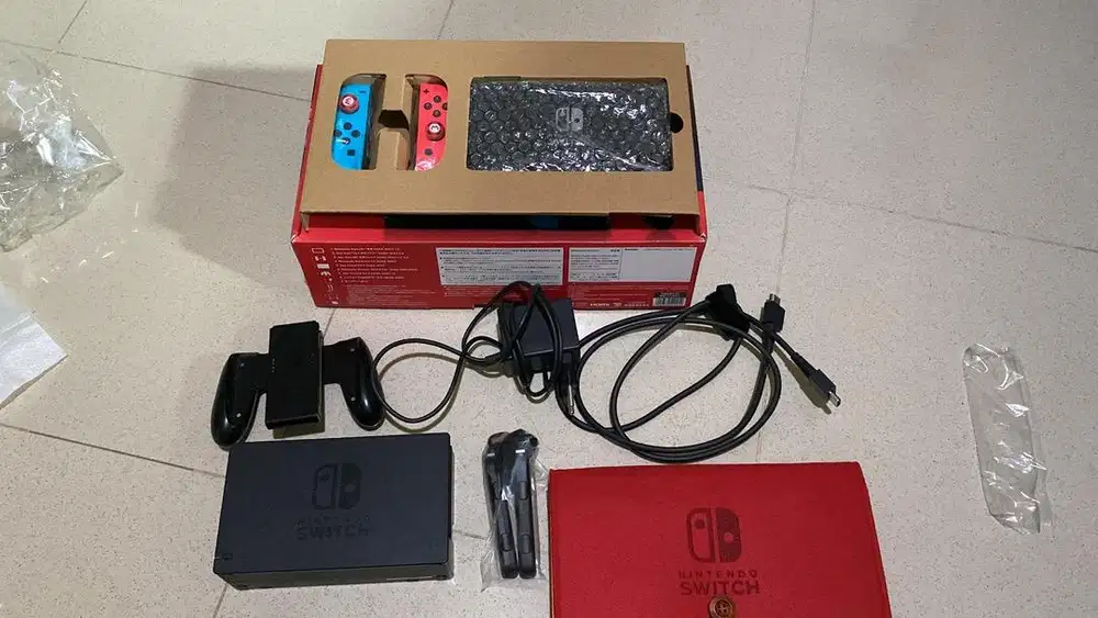 Nintendo Switch V2 128gb full set