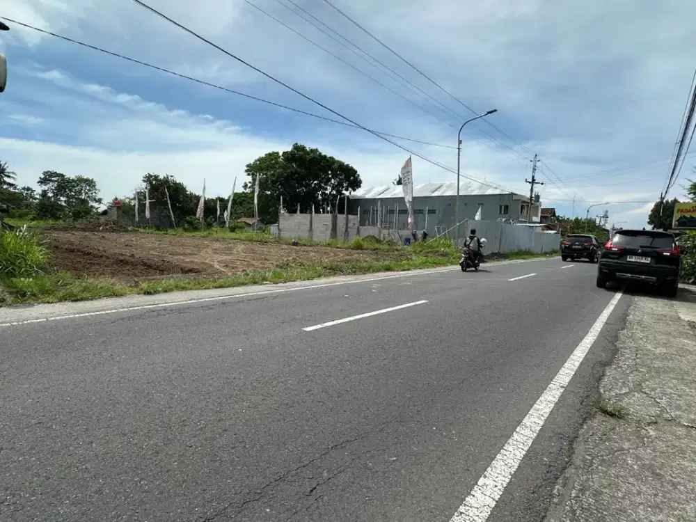 15 Menit Tanah Deakat Kampus UGM Jogja Tepi Jalan Utama