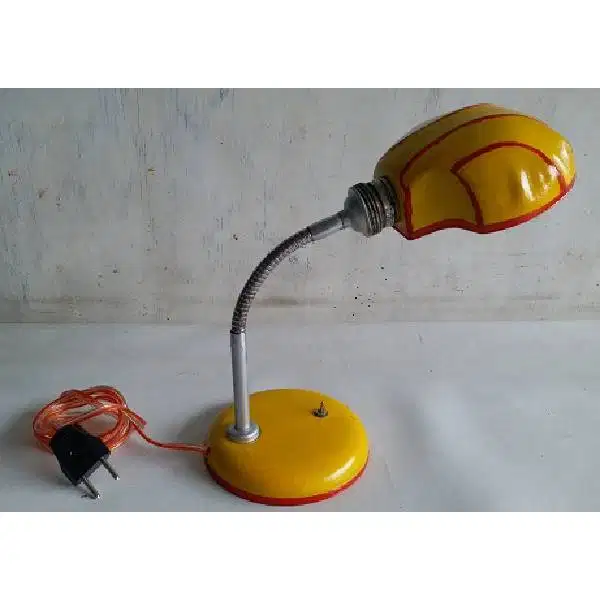 Vintage antik lampu belajar Dutch design Shell era 60an Belanda