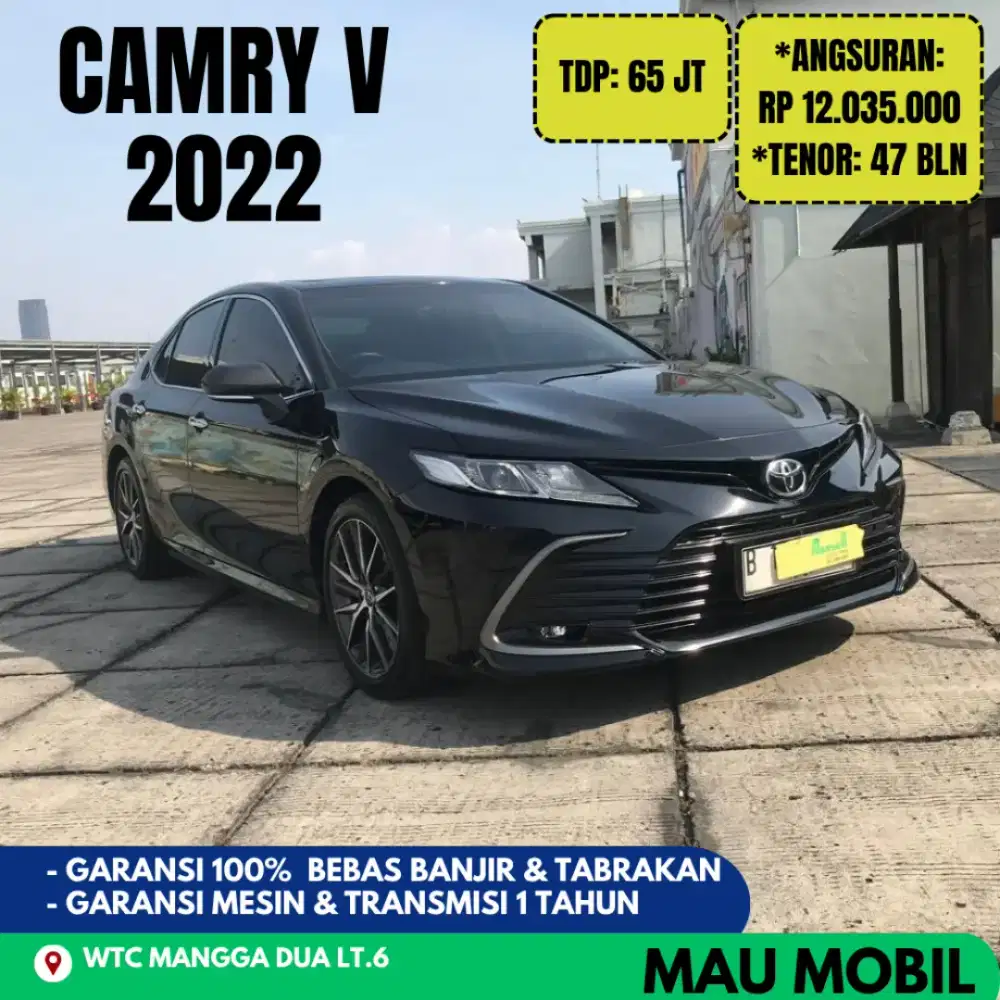 Camry V 2021/2022/2023 Hitam, KM 50rb