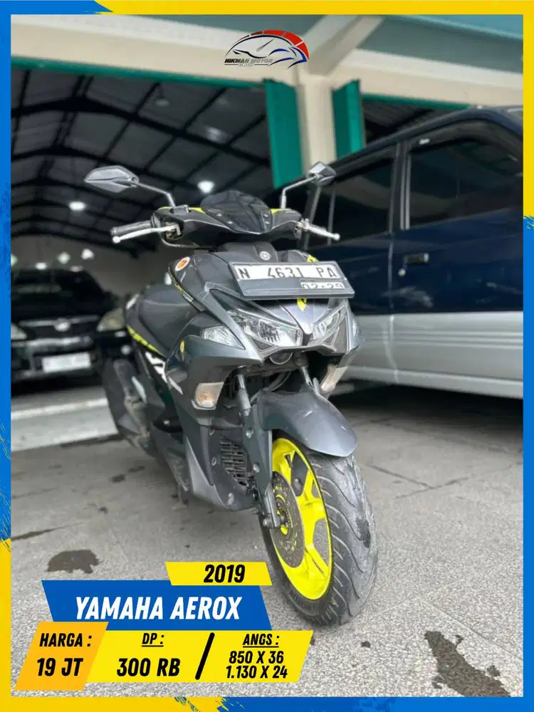 YAMAHA AEROX 2019 MONGGO GAS POLL HIKMAH MOTOR KEPUH