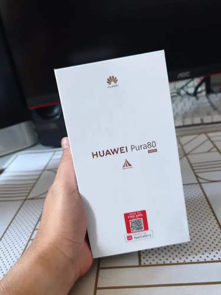 Huawei Pura80 Pura 80 Frosted Gold BNIB Garansi Resmi