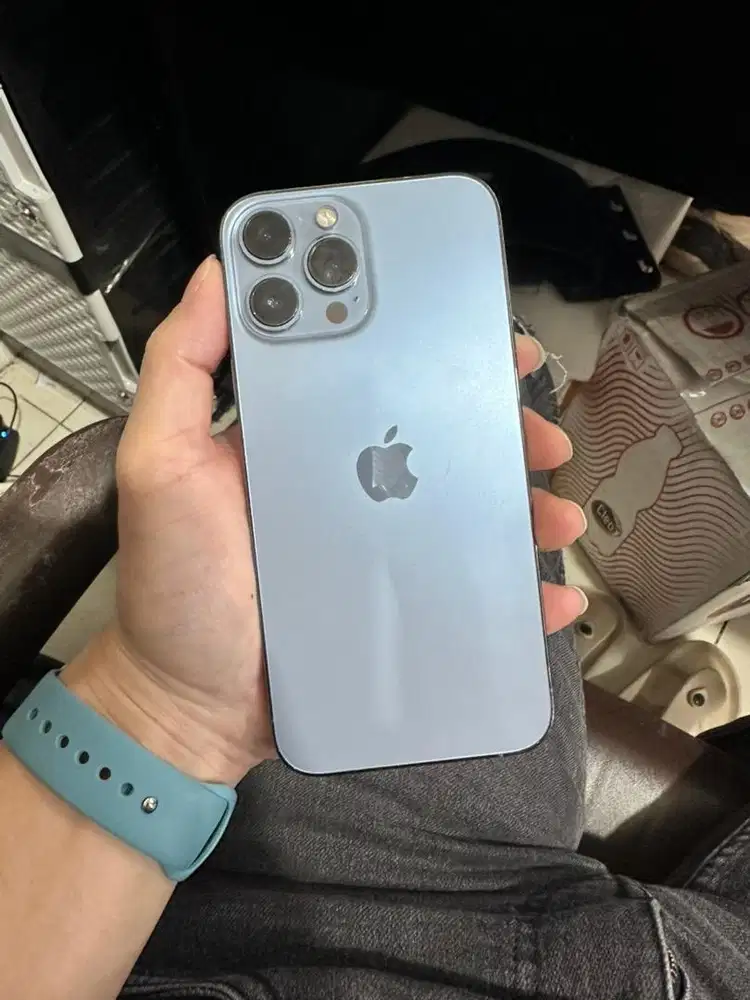 Iphone 13 promax 256 mulus lcd baterai original inter ke blokir aja