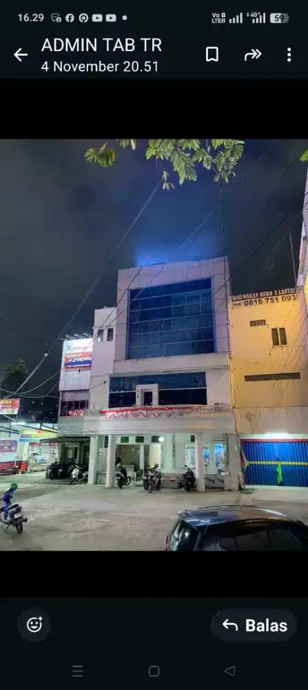 DIJUAL GEDUNG KANTOR SIAP PAKAI DI JLN AHMAD YANI BEKAO