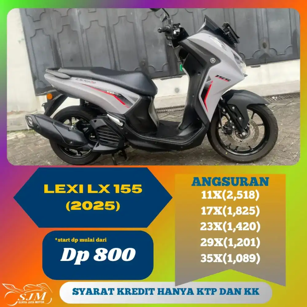 YAMAHA LEXI LX 155 2025 SIAP PAKAI