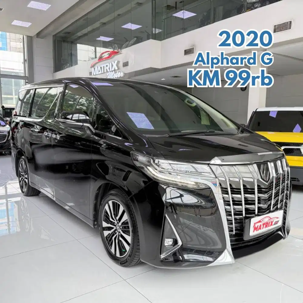 Toyota Alphard G 2020 NIK 20 Black on Beige Hitam