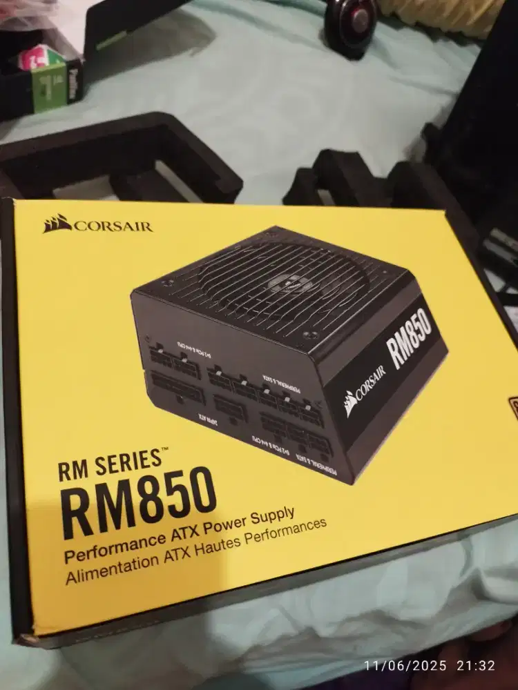 Corsair RM850 Gold 80+ kondisi normal bergaransi