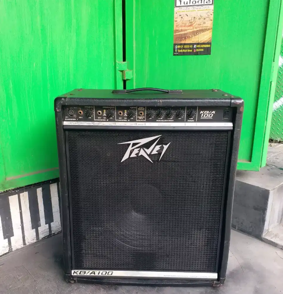 YULODIA BEKASI-peavey kba100 15inch ampli keyboard drum elecktrik