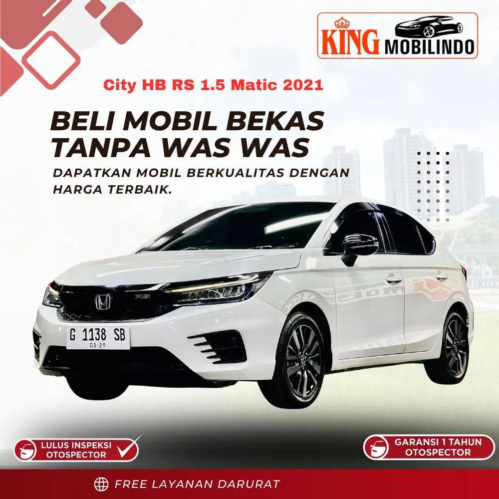 ( Garansi 1 Tahun ) Honda City HB RS 1.5 Matic 2021
