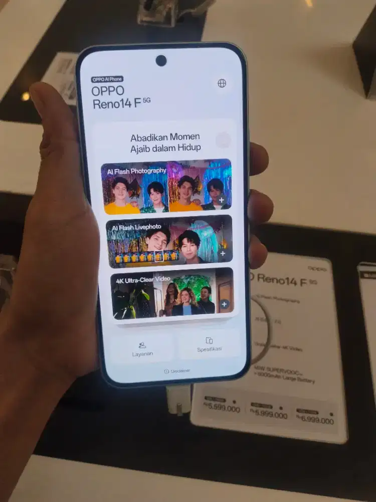 Promo cicilan tanpa kartu kredit Oppo Reno 14F 5G 256GB