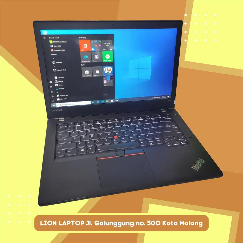RAM 8GB SSD 256GB i5 Touchscreen Lenovo Thinkpad T470 [13|11]