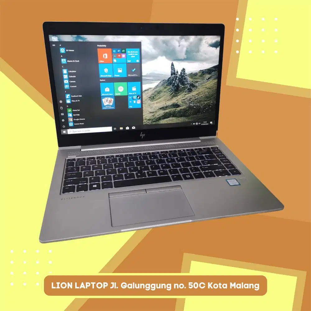 Core i5 Gen 8 RAM 8GB SSD 256GB HP Elitebook 840 G5 [13|11]