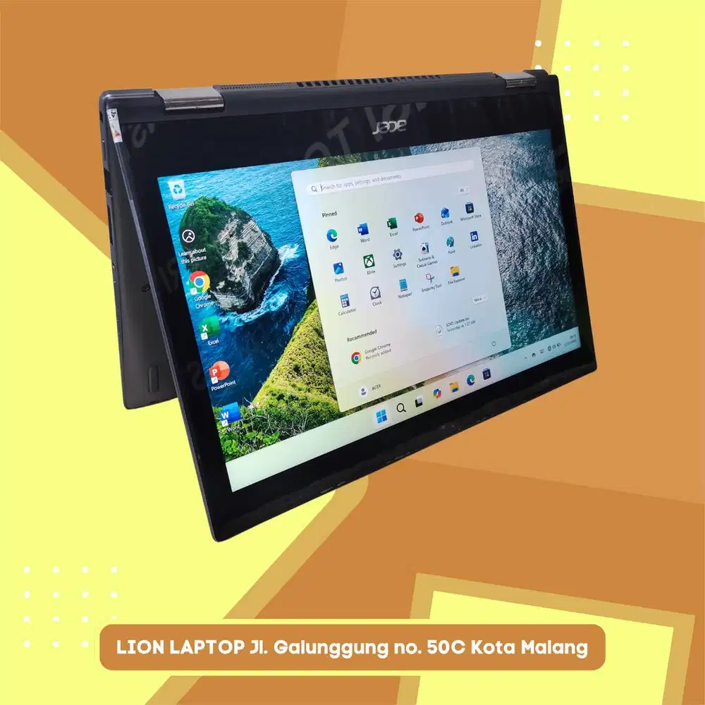 2 in 1 Flip Core i5 Gen 8 8/256 Acer Spin SP513-52N [13|11]