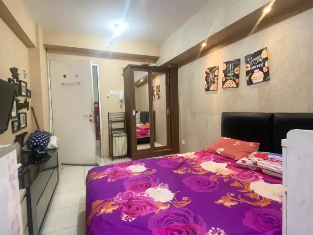 Rent Apartemen Green Bay Pluit Tipe Studio Furnished View Kolam + 1 AC