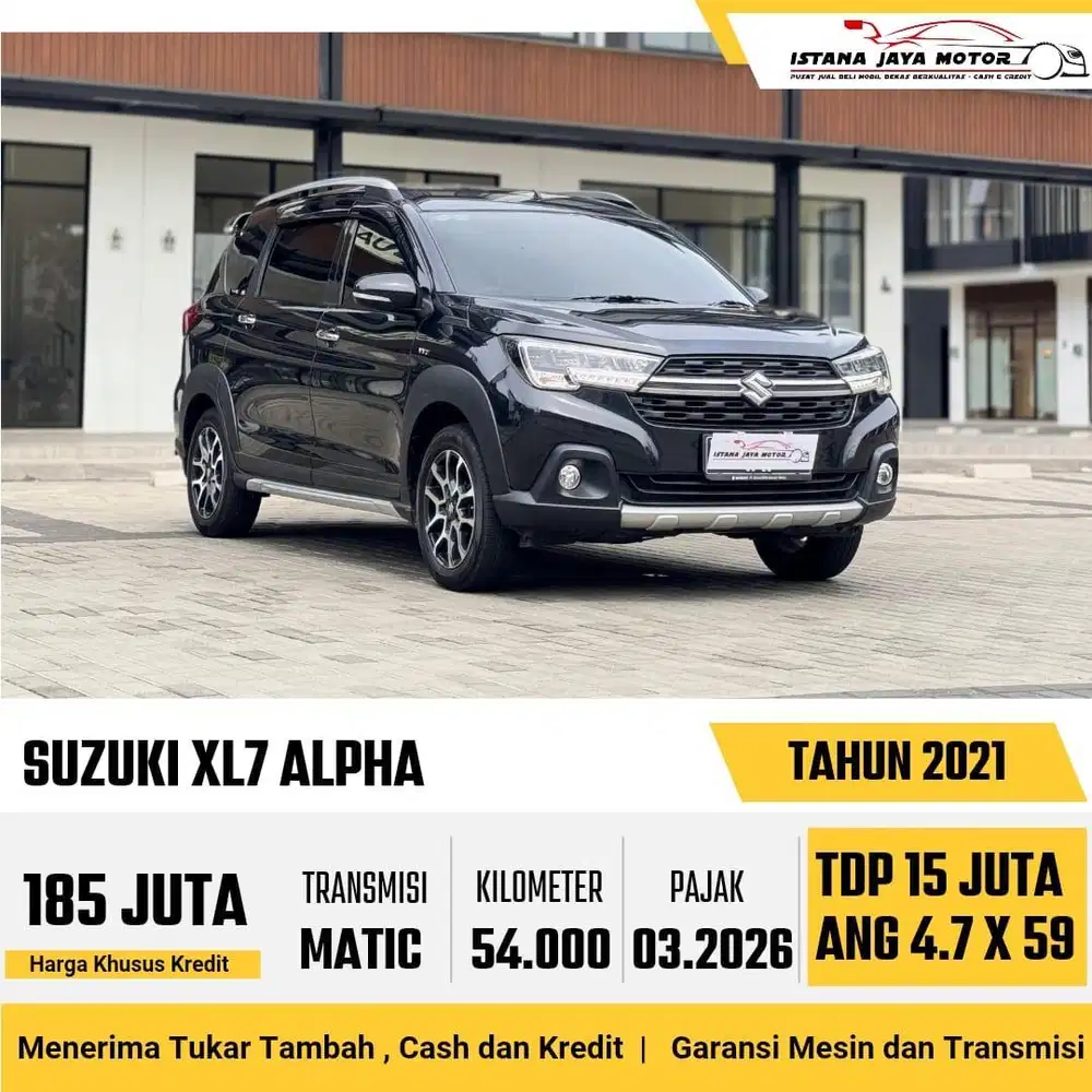 RECORD RESMI Suzuki XL 7 1.5 Alpha AT 2021 Hitam