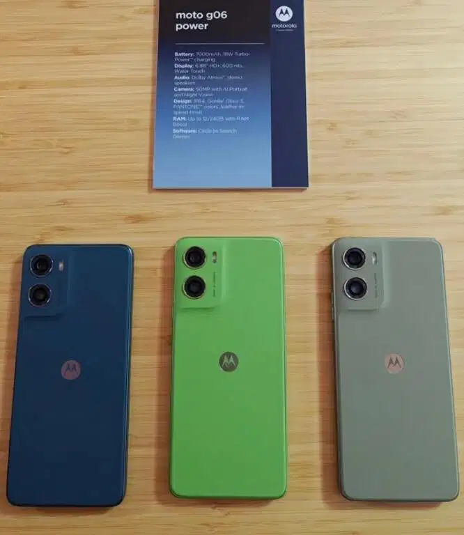 PROMO TERBARU 1 JUTAAN | MOTOROLA G06 POWER ~ 4/128GB