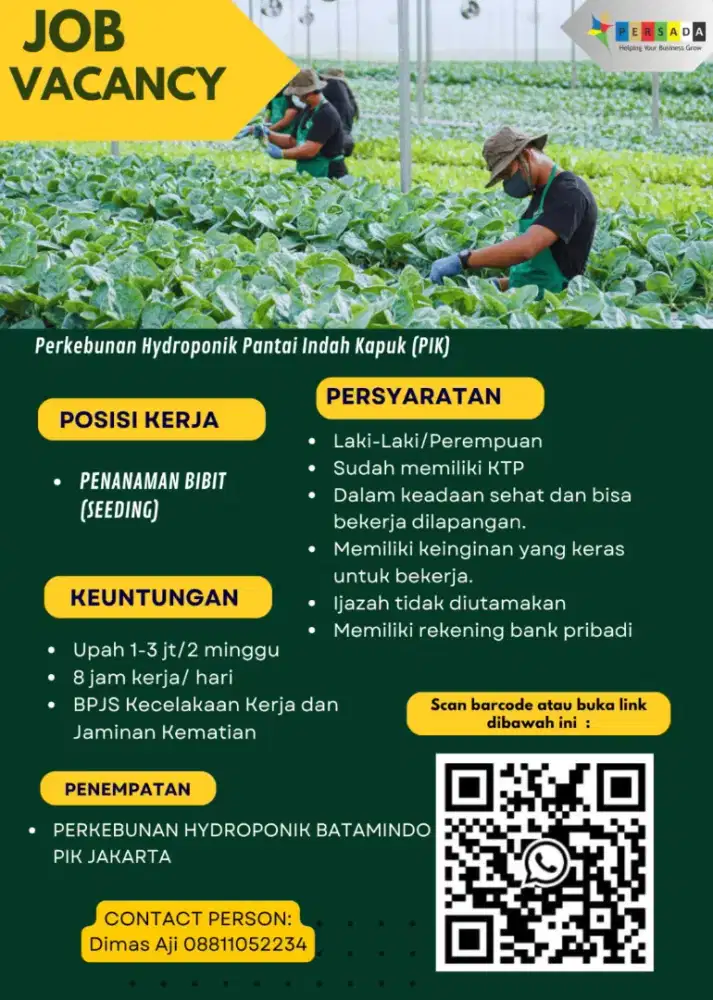 Tukang kebun Pemindahan Bibit