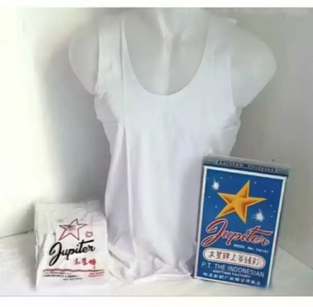 KAOS DALAM SINGLET JUPITER KATUN COTTON 100%