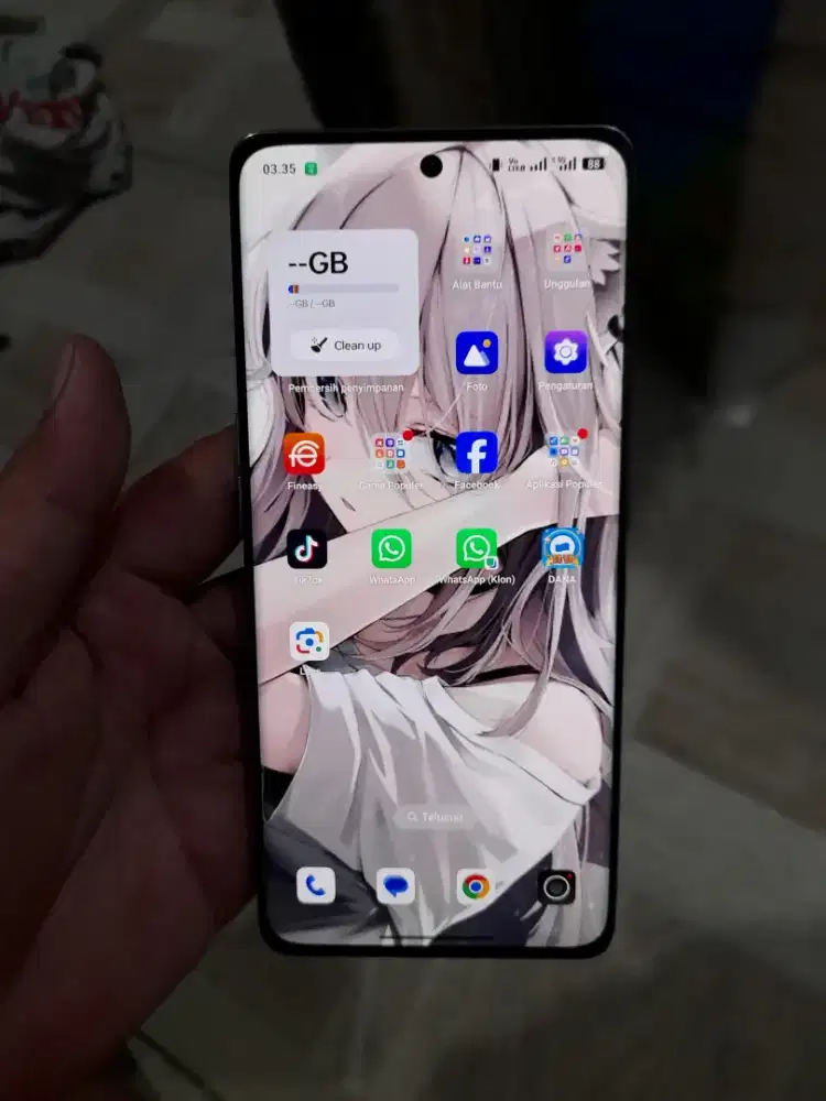 Oppo Reno 8T 5G 8+8/128 hp cas ORI barang mulus no minus
