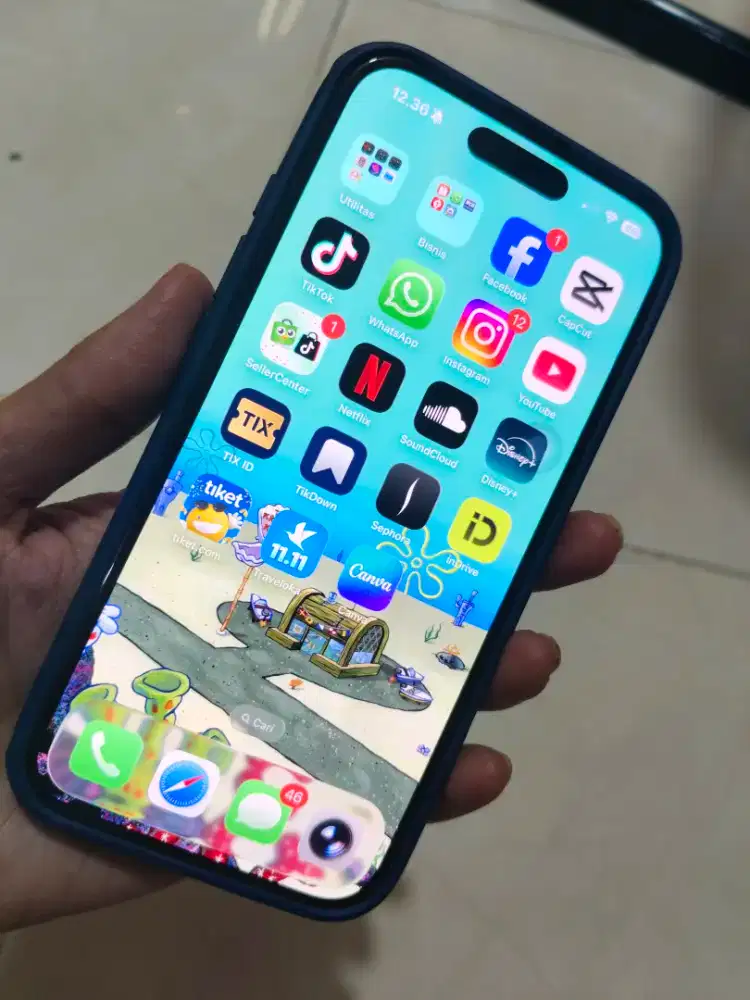 iphone 16 biru 128gb garansi panjang