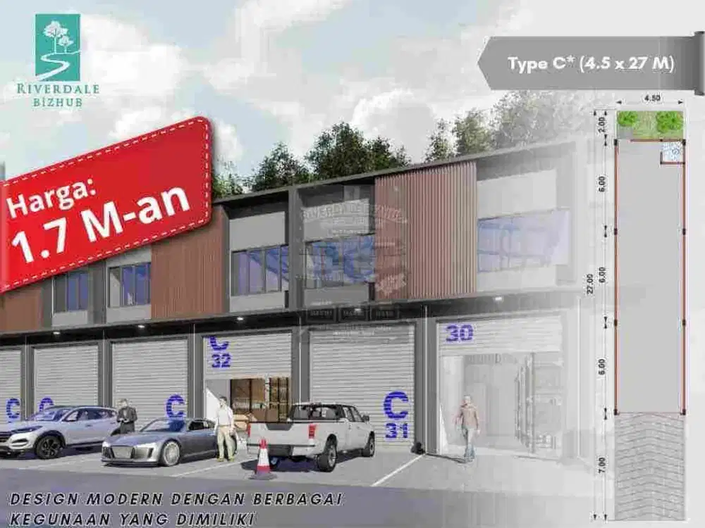 jual ruko multiguna di cikarang barat akses jalur provinsi pantura