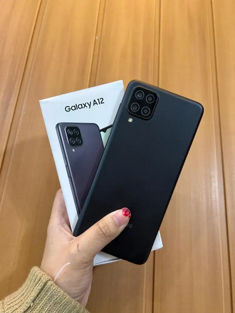 Samsung A12 6/128Gb Fullset ori Mulus