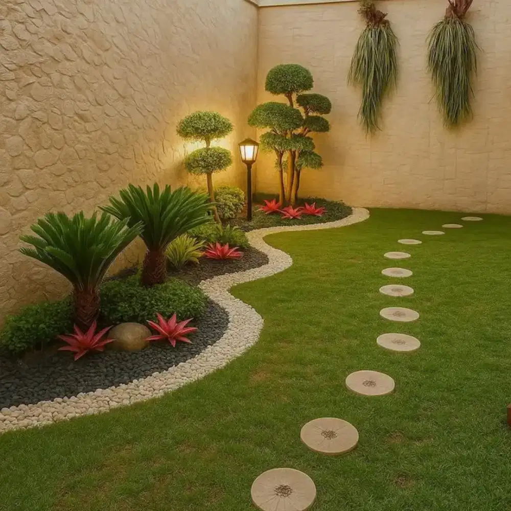 Jasa pembuatan taman kering taman Ooutdoor taman jepang taman vertical