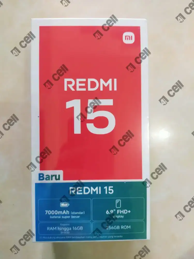 Redmi 15 ram 8/256 100% baru Termurah