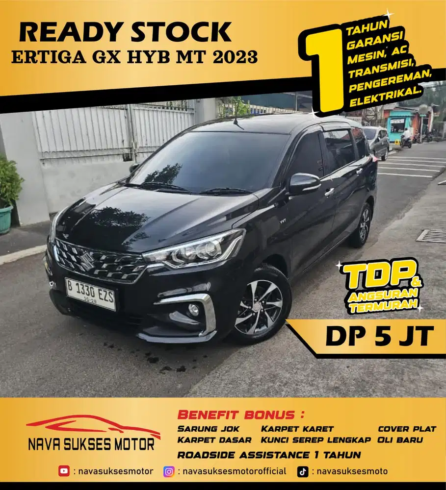 TDP 5 JUTA - ERTIGA GX HYB MT 2023