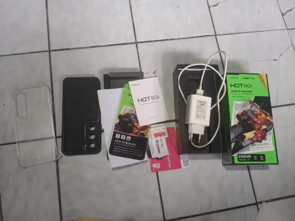 Infinix hot 60i new 8+8/256 gb fullset