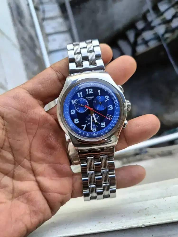 Swatch Irony Big 50mm, mulus dan berfungsi baik.