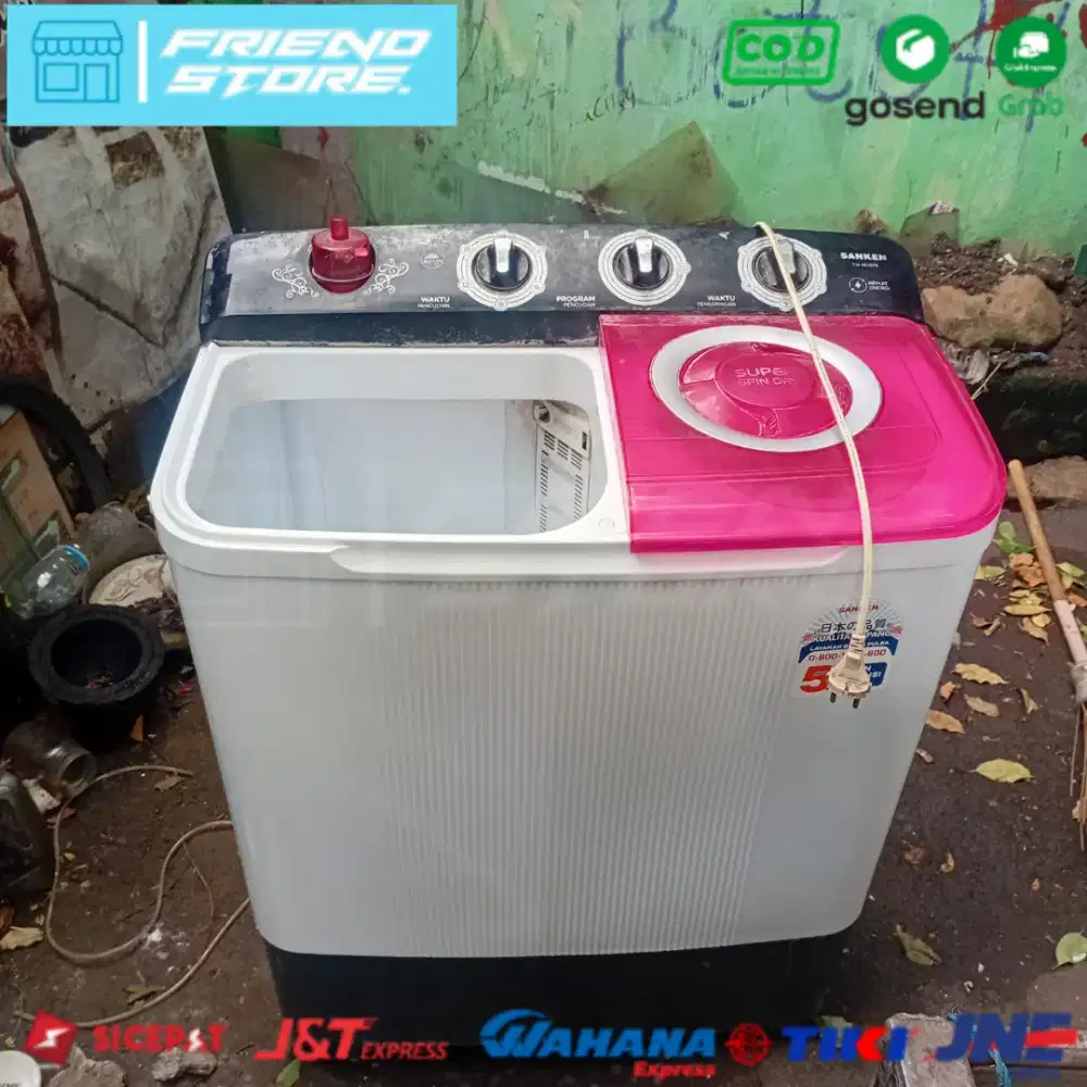 Mesin Cuci 8kg Sanken TW-883EPK Original (Second)