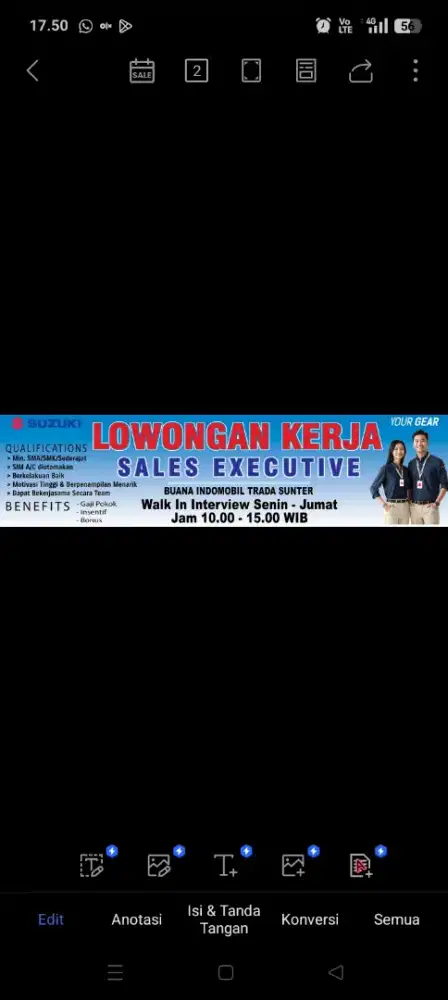 Lowongan Kerja PT. Buana Indomobil Trada Sunter