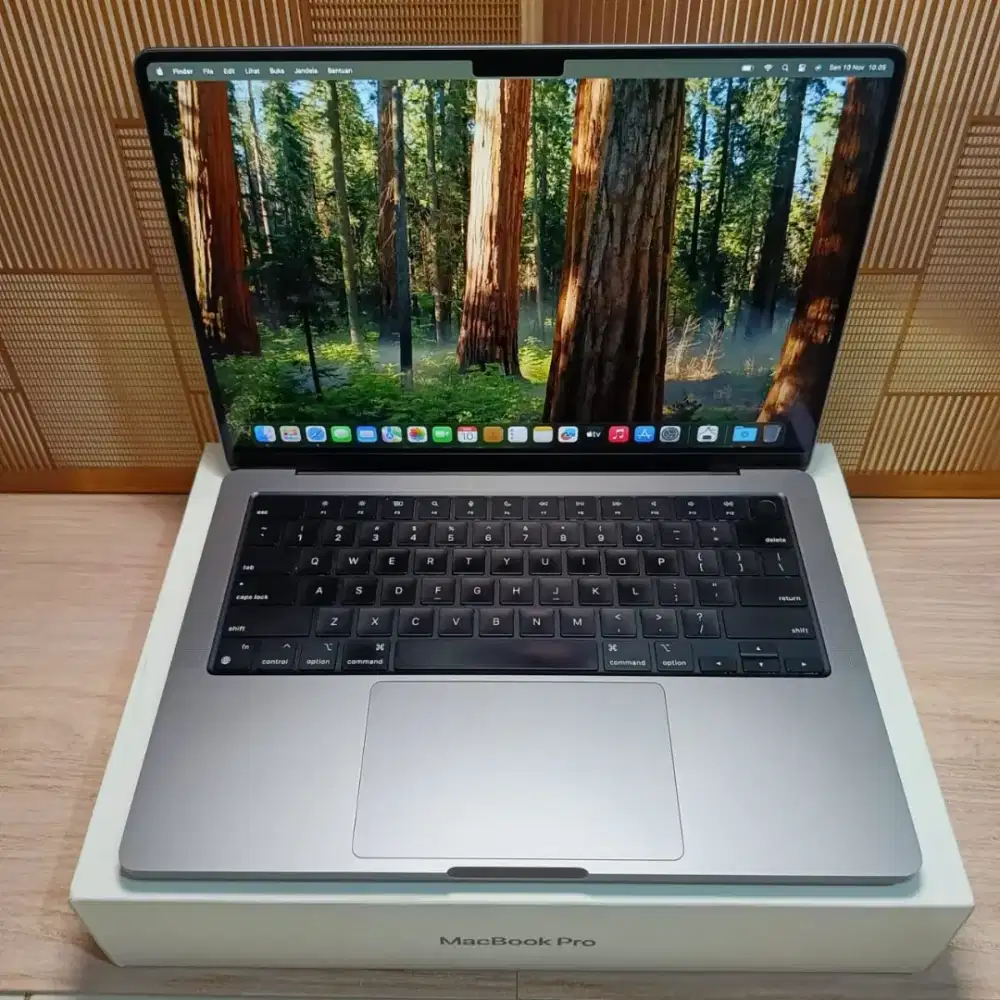 Macbook m1 pro 14 inchi Ram 16gb ssd 512gb fungsional 100% aman