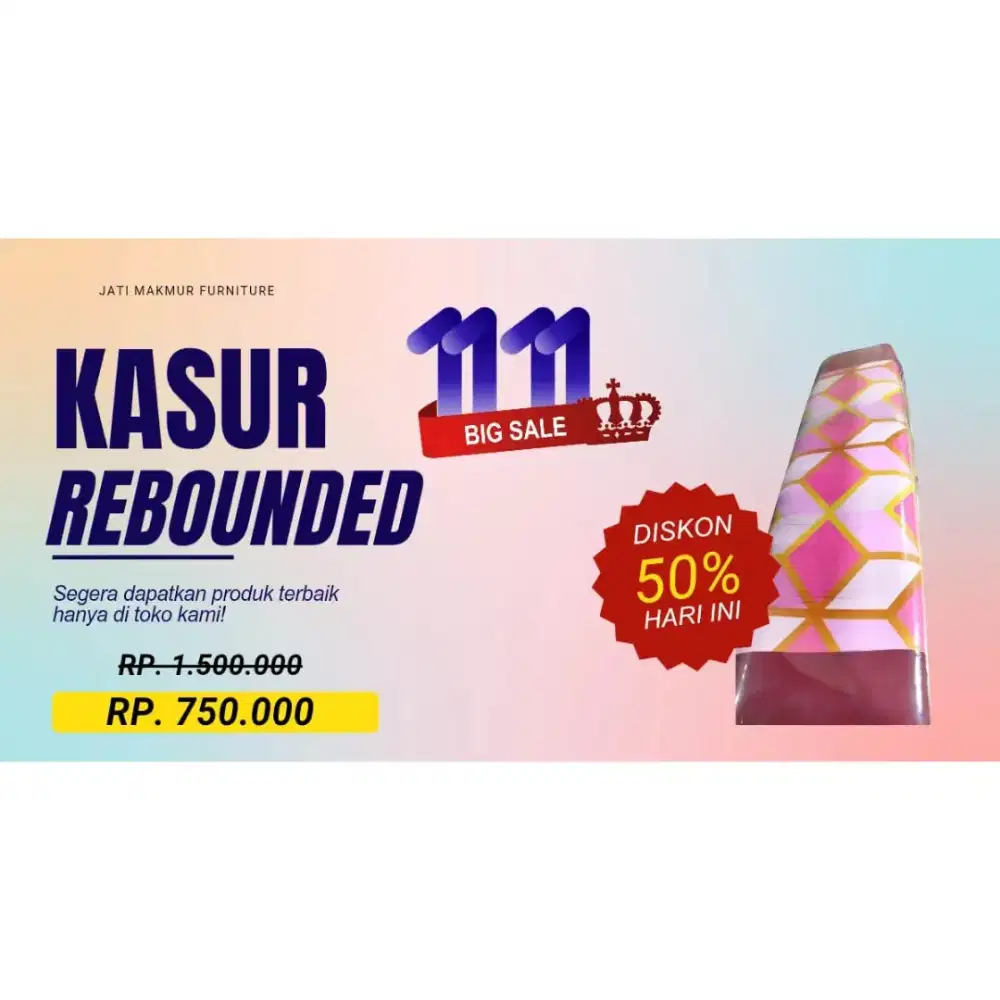 PROMO! Kasur lipat busa Rebounded 180cm
