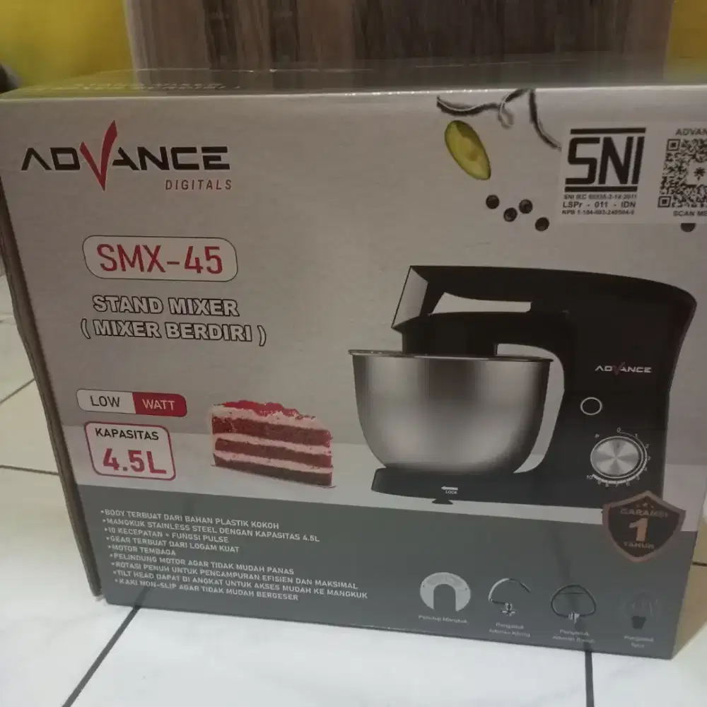 STAND MIXER ADVANCE SMX-45