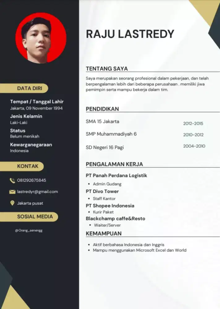 Cari pekerjaan apa saja