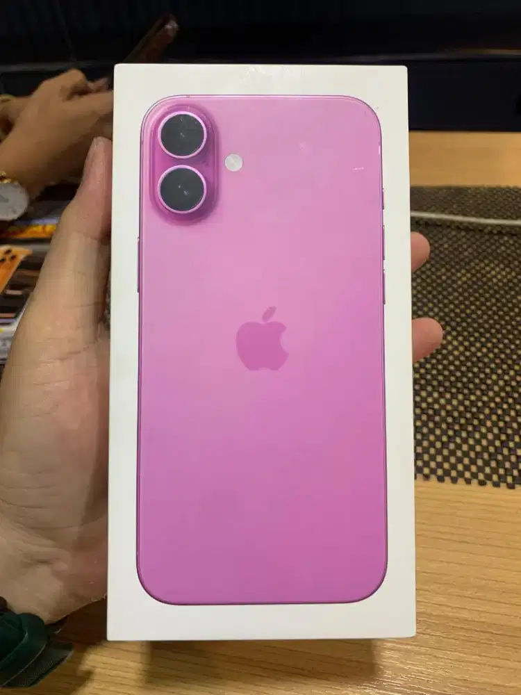 Iphone 16 plus 128GB segel pink gas satset