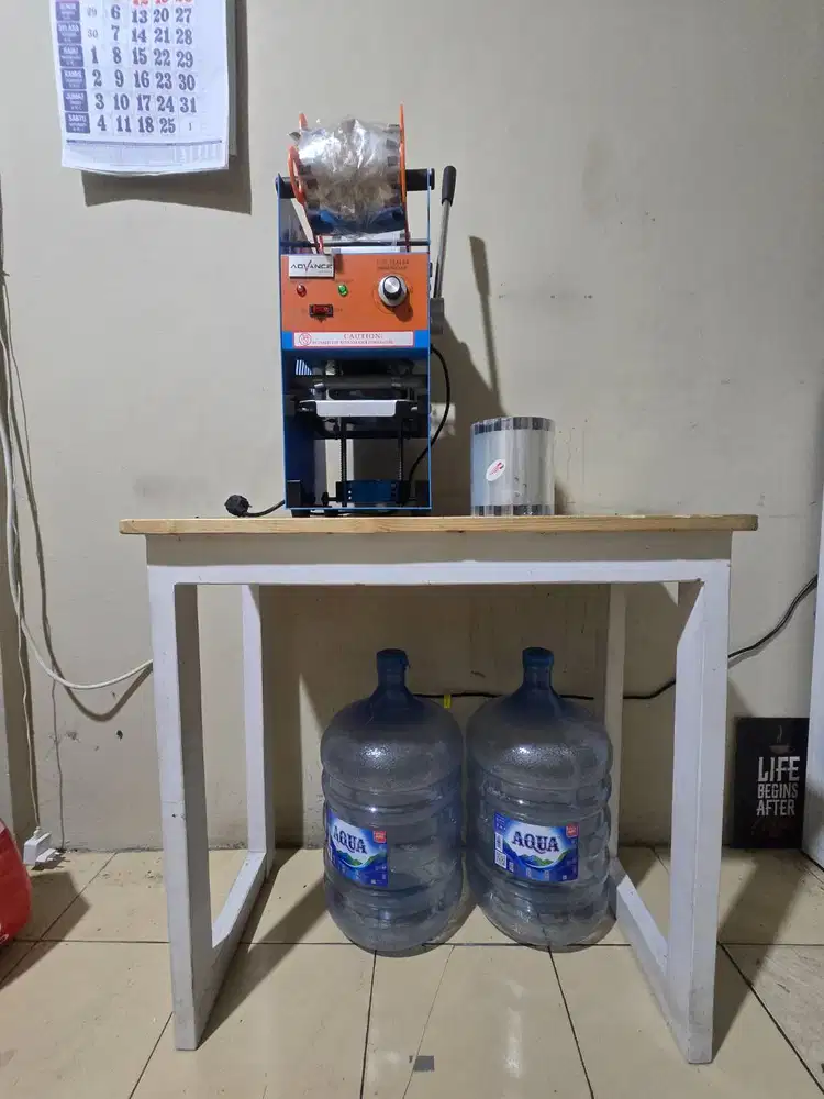 Alat sealing minuman eks coffeeshop