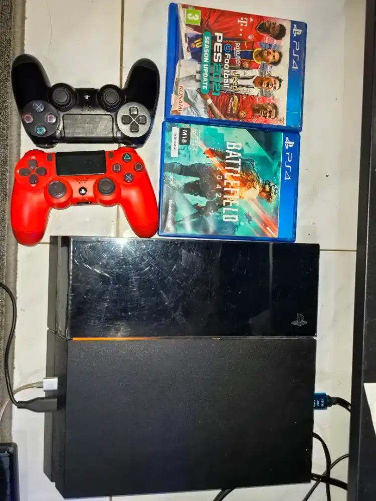 PS 4 FAT 500GB (ORI) + PES 21