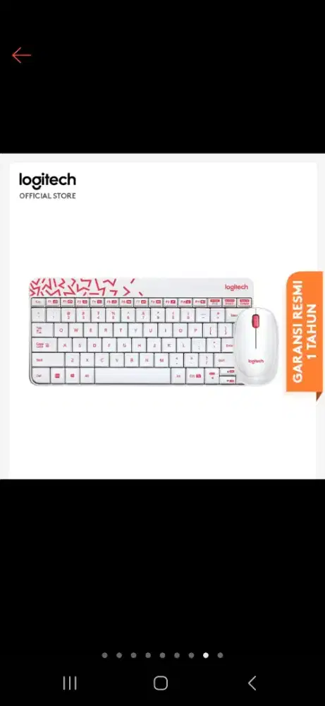 Keyboard  Logitech MK240 Nano Wireless Combo