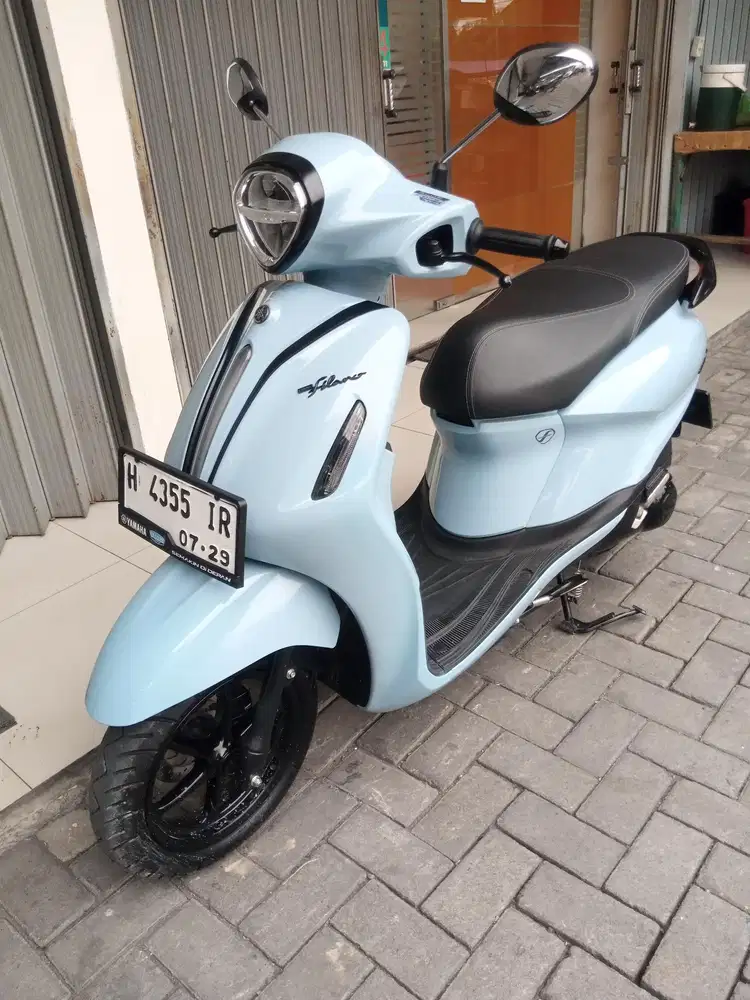 Yamaha filano 2024 biru muda