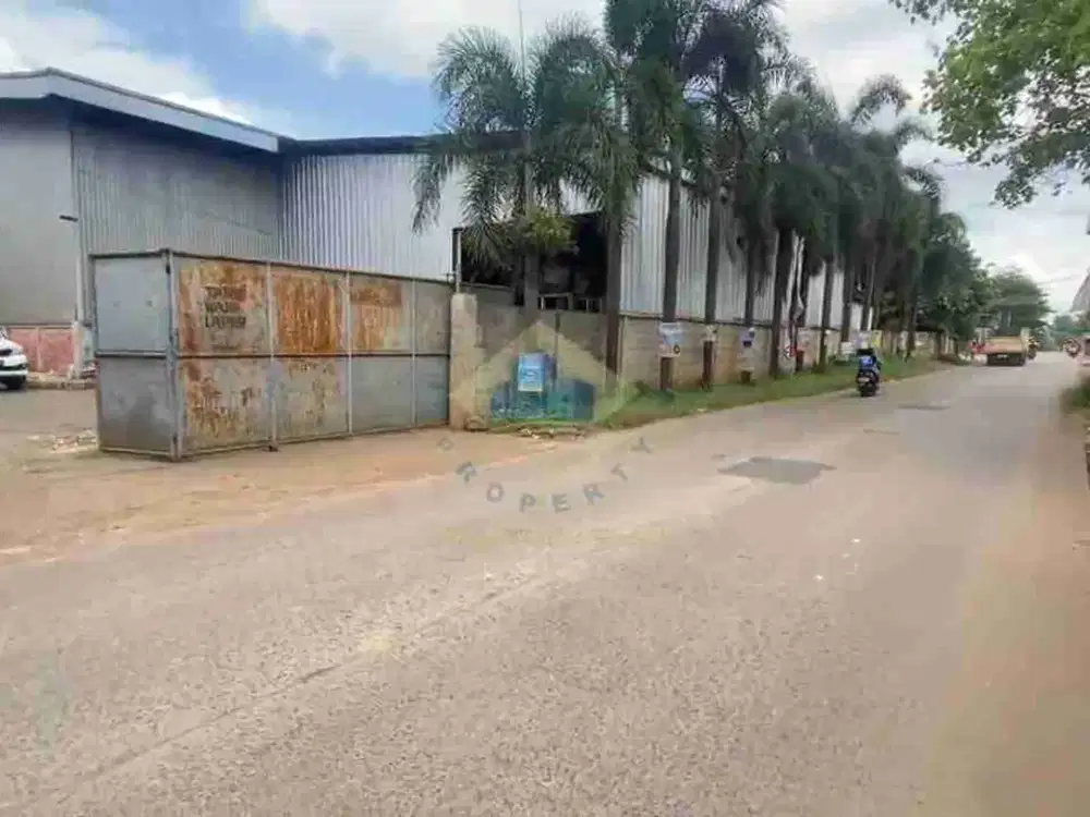 Disewakan gudang di jl raya Diklat pemda - Curug, Tangerang
